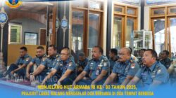 Jelang HUT Armada RI Ke-80 Tahun 2025, Prajurit Lanal Malang Gelar Do’a Bersama Di Dua Tempat Berbeda