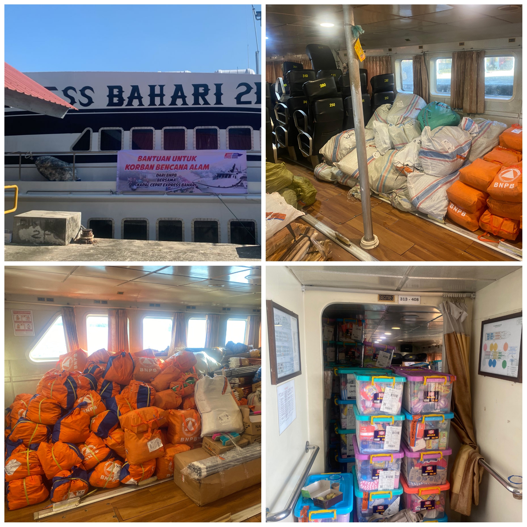 BNPB Salurkan Bantuan Logistik dan Peralatan Via Jalur Laut ke 5 Lokasi di Aceh