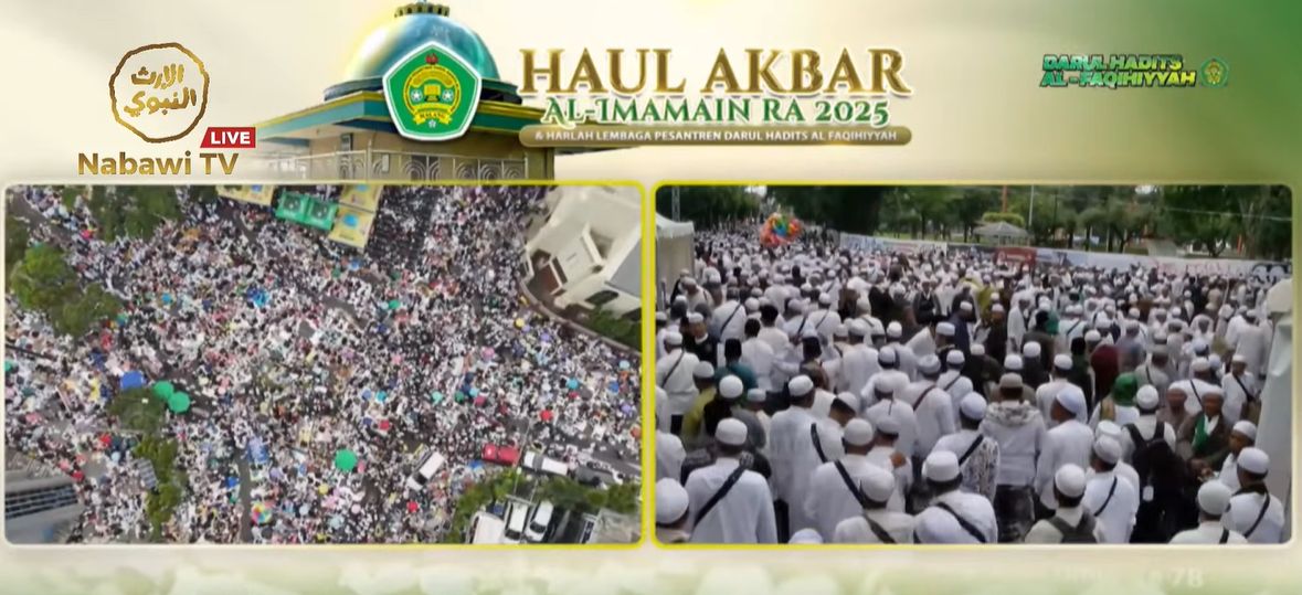 Haul Akbar Al Imamain 2025 Padati Kota Malang, Ratusan Ribu Jamaah Hadir Haul Akbar Al Imamain 2025 Padati Kota Malang, Ratusan Ribu Jamaah Hadir