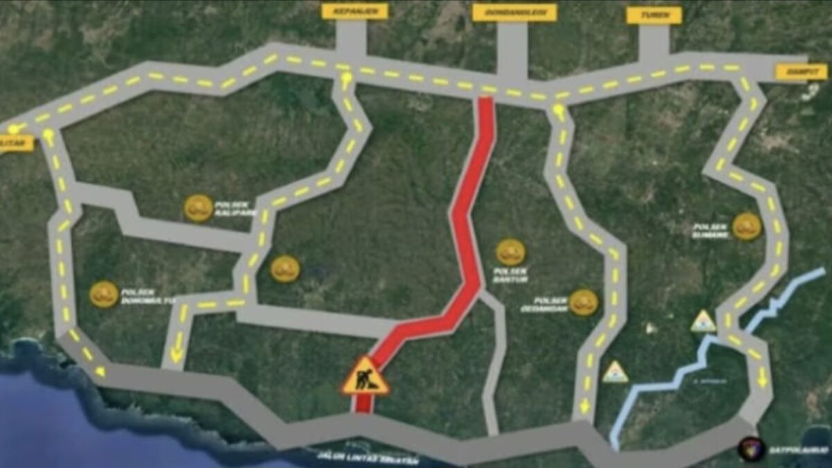 Liburan ke Pantai Malang? Hindari Jalur JLS Gondanglegi–Bantur, Ini Alternatifnya Liburan ke Pantai Malang? Hindari Jalur JLS Gondanglegi–Bantur, Ini Alternatifnya