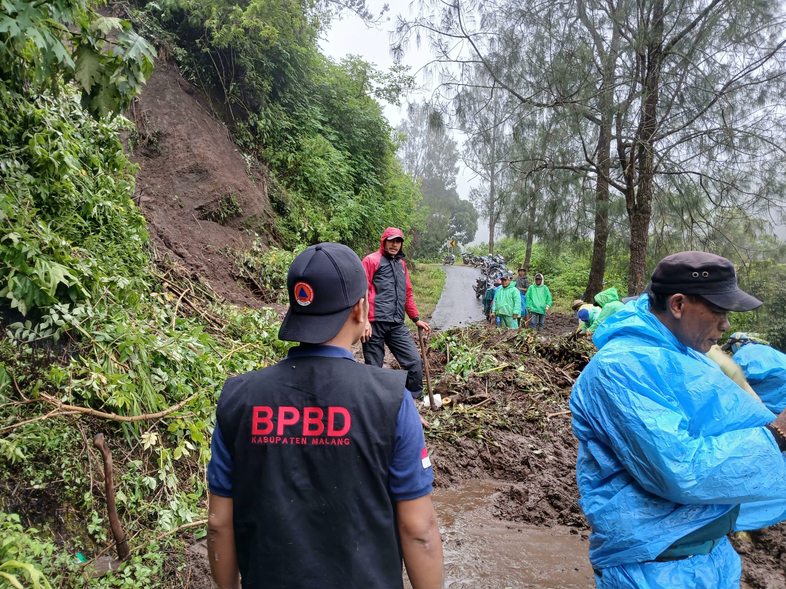 Akses Bromo via Gubugklakah Mulai Bisa Dilalui, BPBD Masih Tangani Longsor