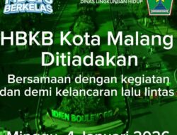 Libur Sementara, CFD Jalan Ijen Malang Kembali Digelar 11 Januari 2026