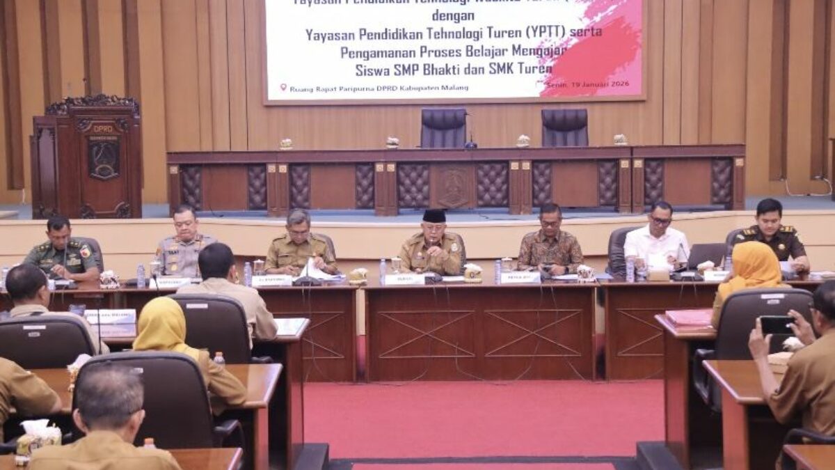 Pemkab Malang Pastikan Proses Belajar SMP Bhakti dan SMK Turen Tetap Kondusif
