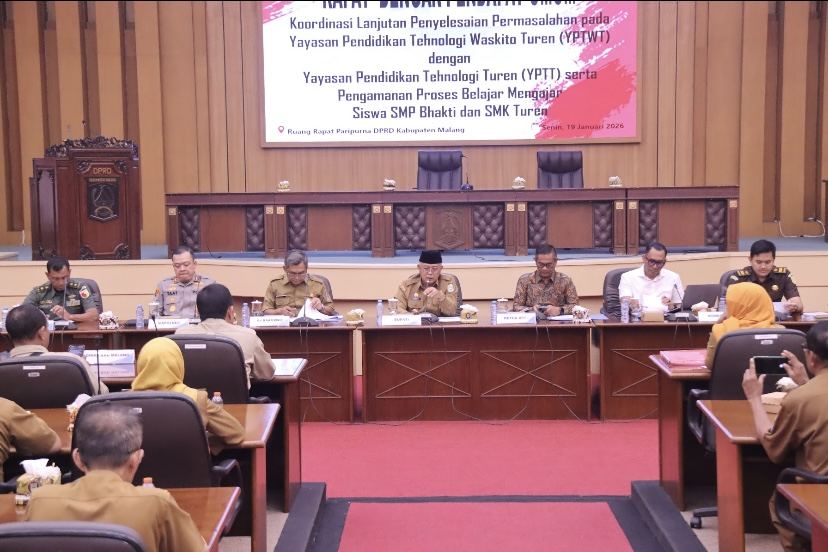 Pemkab Malang Pastikan Proses Belajar SMP Bhakti dan SMK Turen Tetap Kondusif