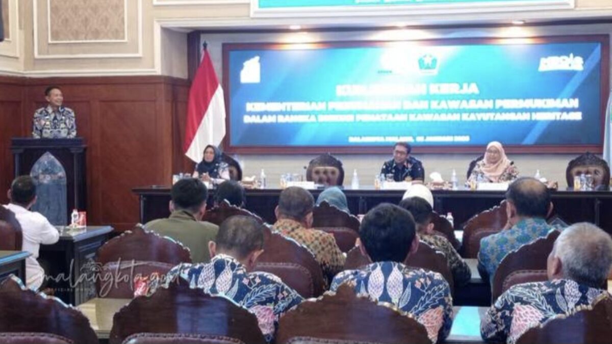 Kementerian PKP Bahas Pengembangan Kayutangan Heritags Bersama Pemkot Malang