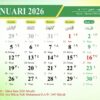 Tanggal Merah dan Cuti Bersama Januari 2026, Ada Long Weekend!