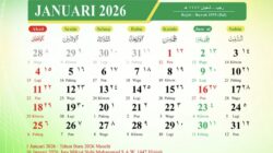 Tanggal Merah dan Cuti Bersama Januari 2026, Ada Long Weekend!