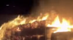 Truk Terbakar di Tol Purwodadi KM 74, Diduga Lalap Muatan hingga Ludes