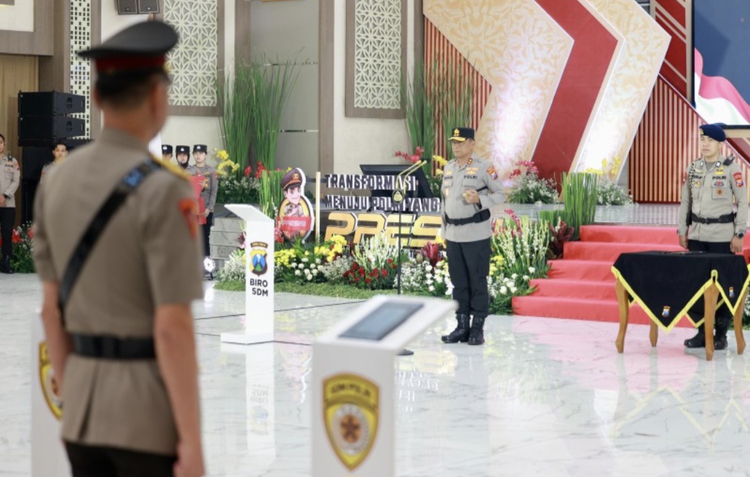 Gelar Sertijab, Polda Jatim Resmi Rombak 28 Pejabat dan Kapolres