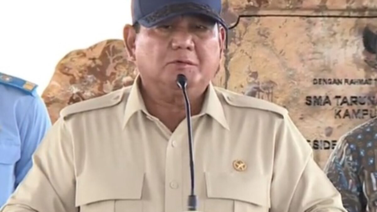 Mimpi Prabowo Punya Sekolah Taruna Minimal 1 Tiap Provinsi