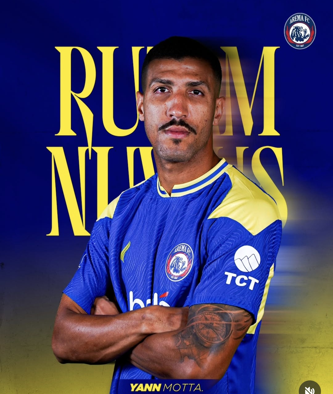 Yann Motta Resmi Tak Lagi Bergabung dengan Arema FC