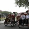 Bantuan 200 Becak Listrik Resmi Mengaspal di Malang