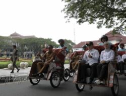 Bantuan 200 Becak Listrik Resmi Mengaspal di Malang