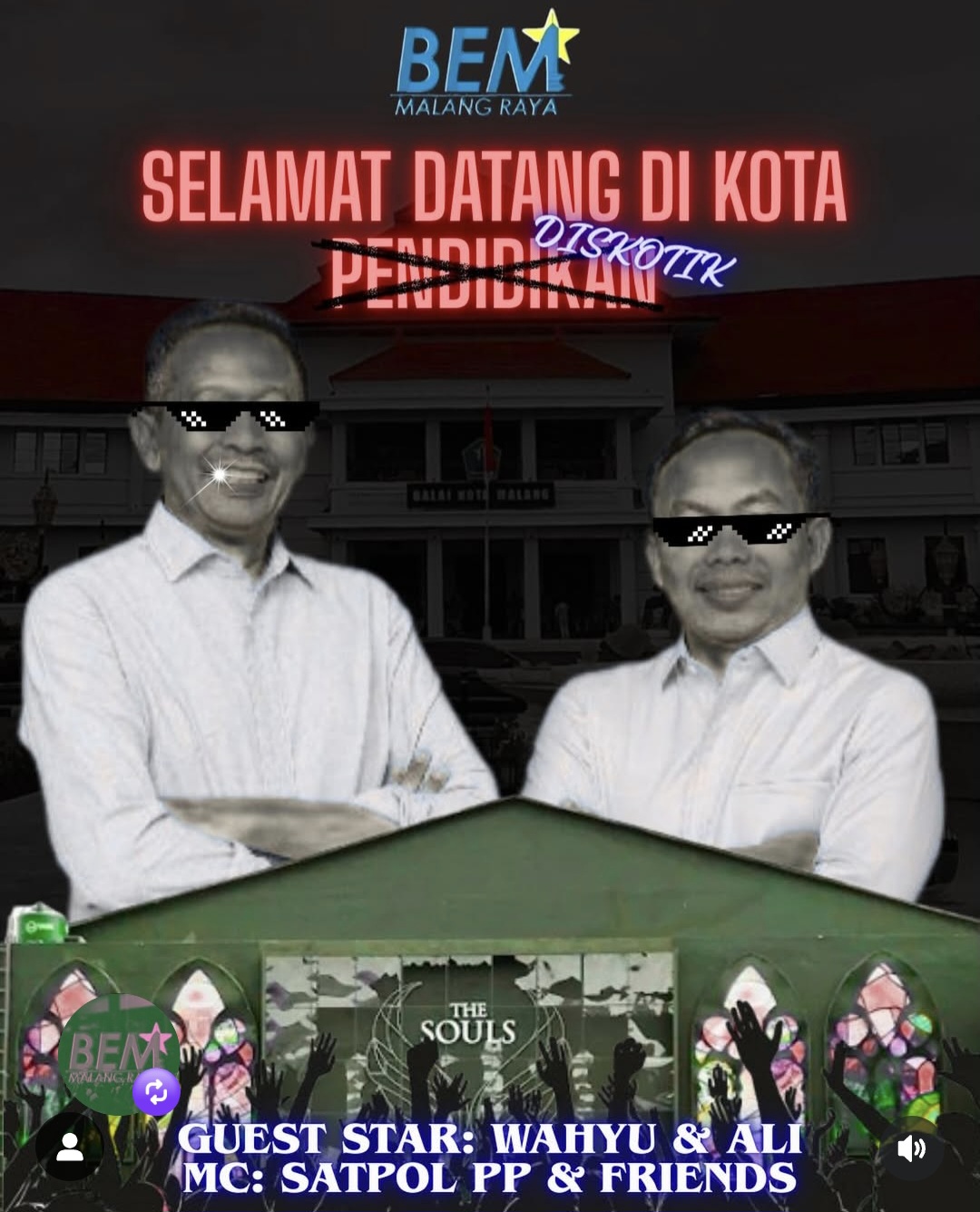 BEM Malang Raya Kritik Tempat Hiburan Malam Dekat Kampus: Katanya Kota Pendidikan?
