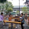 Area Main Anak di Alun-Alun Merdeka Malang Kini Lebih Aman