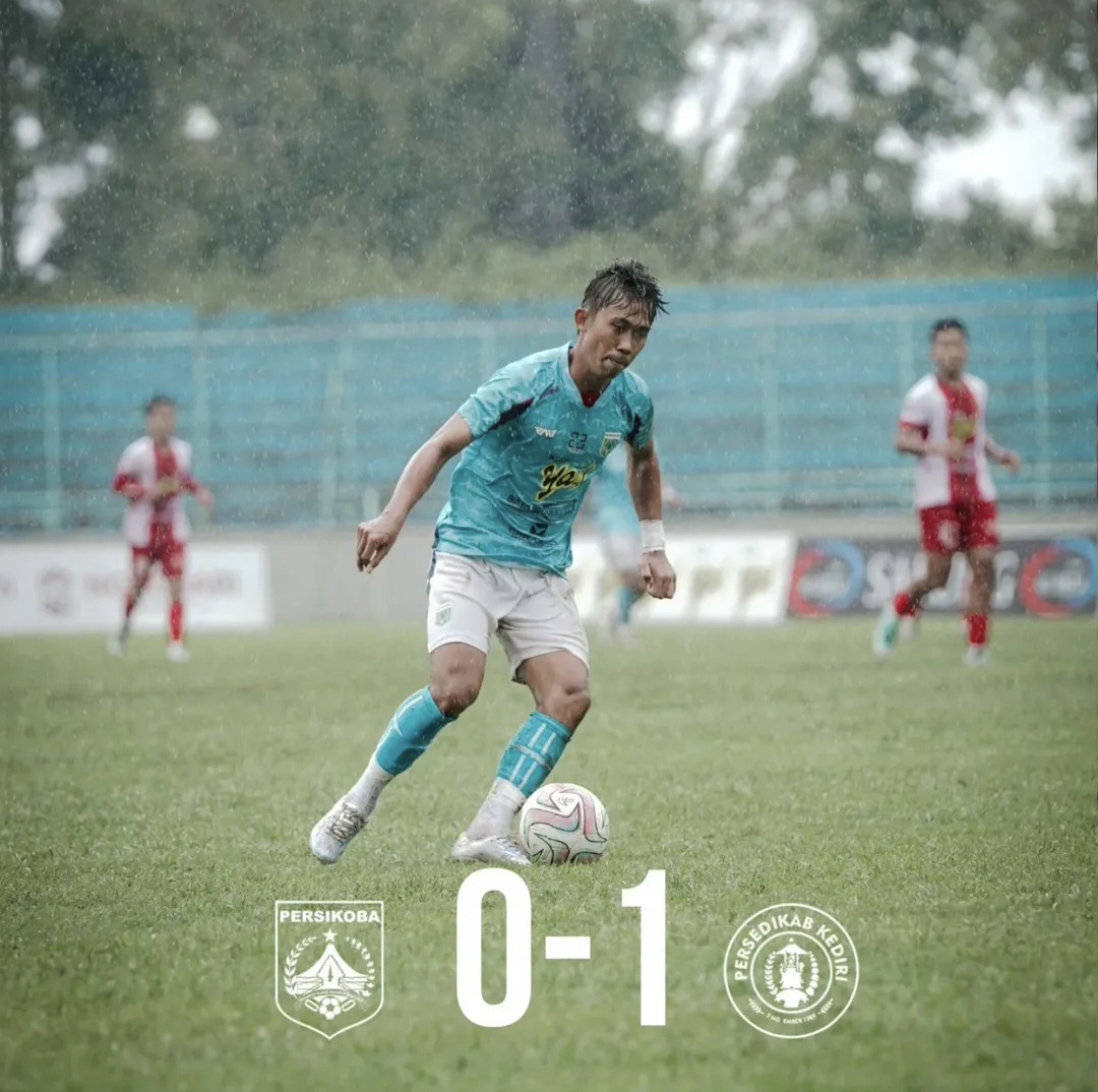 Gol Bola Mati Buyarkan Misi Persikoba, Persedikab Pulang Bawa Tiga Poin dari Batu Gol Bola Mati Buyarkan Misi Persikoba, Persedikab Pulang Bawa Tiga Poin dari Batu