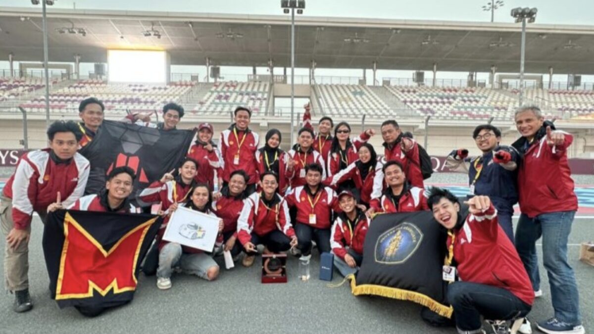 Tim Apatte62 UB Juara Shell Eco-Marathon Qatar, Lolos ke Kejuaraan Dunia 2027