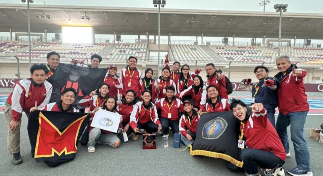 Tim Apatte62 UB Juara Shell Eco-Marathon Qatar, Lolos ke Kejuaraan Dunia 2027