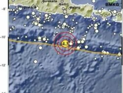 Gempa M 4,3 Guncang Kabupaten Malang Pagi Ini, Pusatnya di Barat Daya