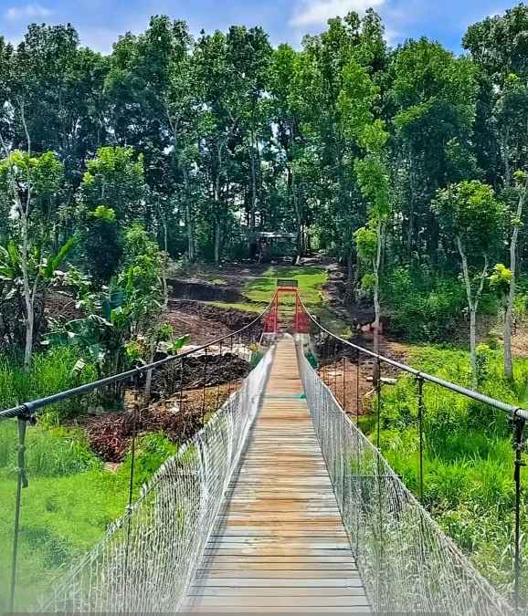 Presiden Prabowo Dijadwalkan Resmikan Jembatan Gantung Termangu di Kabupaten Malang