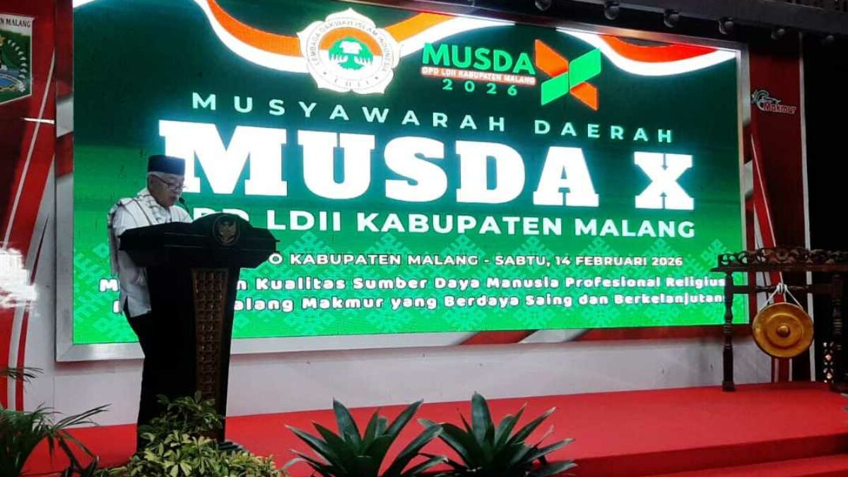 Bupati Malang Buka Musda X LDII, Tekankan Penguatan SDM Profesional Religius