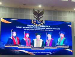 Lima Guru Besar UM Sampaikan Orasi Ilmiah dalam Sidang Terbuka Senat Akademik