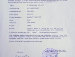 Dugaan Penggelapan Uang Rp 500 Juta:Penyelidikan Berlarut-larut, Pelapor Soroti Kinerja Polresta Malang yang Tidak Presisi