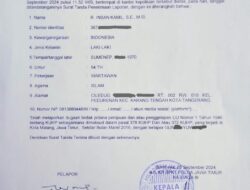 Dugaan Penggelapan Uang Rp 500 Juta:Penyelidikan Berlarut-larut, Pelapor Soroti Kinerja Polresta Malang yang Tidak Presisi