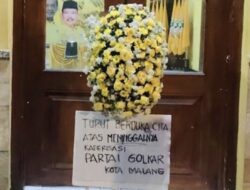 Golkar Kota Malang Bergejolak Lagi, Kader Kirim Karangan Bunga Duka