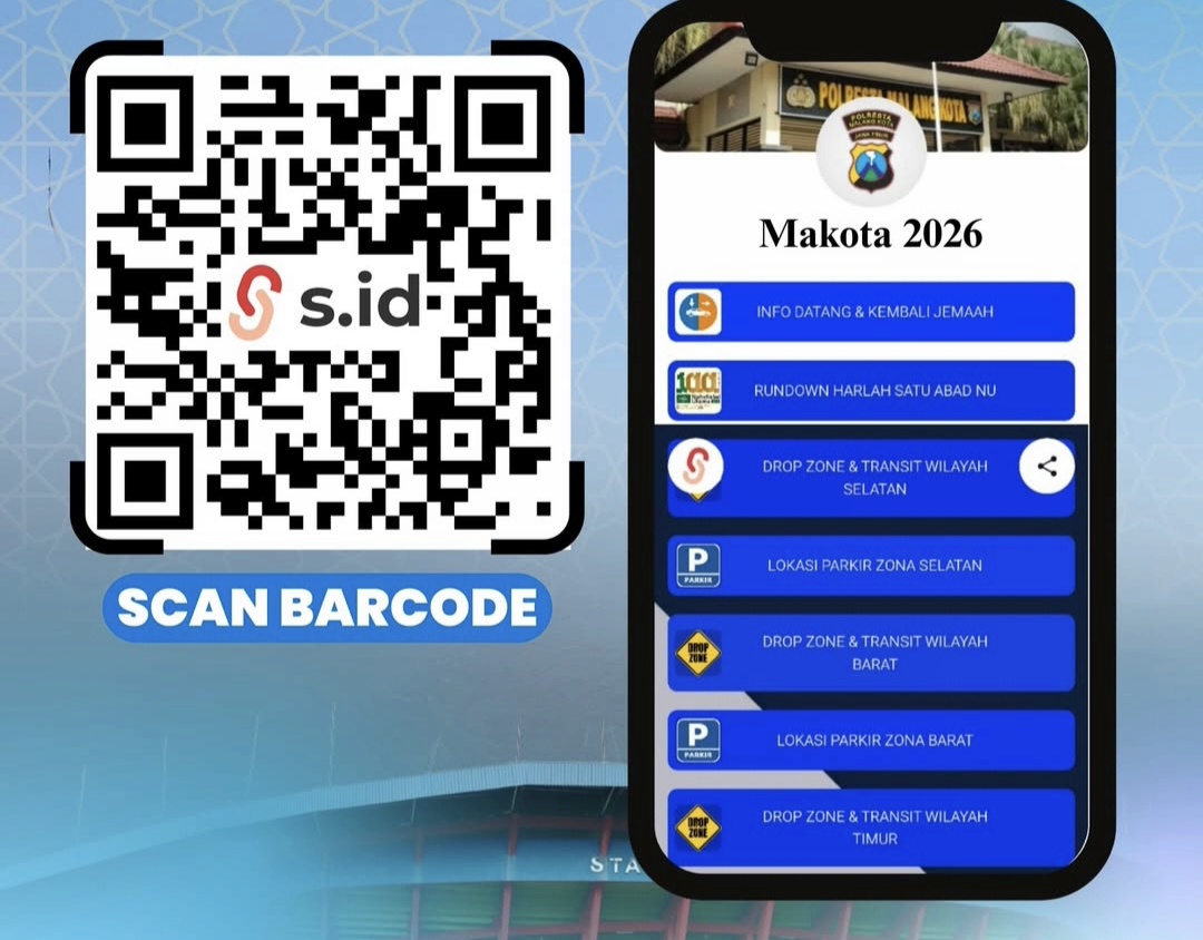 Polresta Malang Kota Rilis Mikrosite Khusus Mujahadah Kubro 1 Abad NU, Agar Jemaah Tak Tersesat