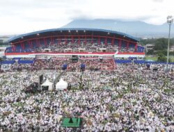 Lautan Putih 107 Ribu Jemaah Padati Gajayana, Mujahadah Kubro NU di Malang Meluber hingga 4 Km