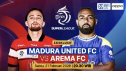 Derbi Jatim Panas! Madura United Terpojok, Berani Hentikan Laju Ganas Arema FC?