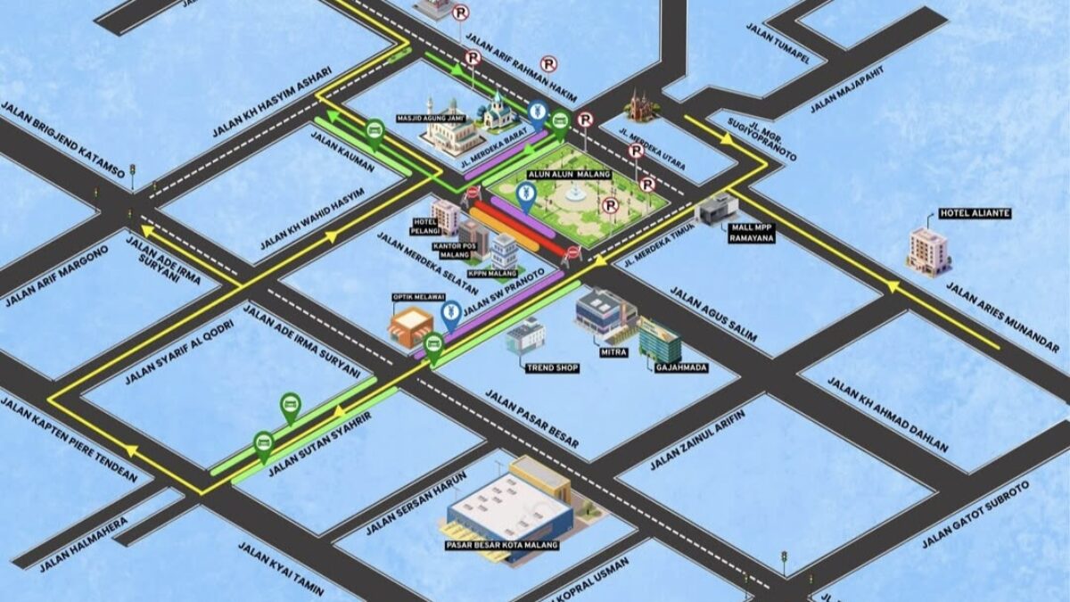 Jalan Merdeka Selatan Kota Malang Ditutup Sore Ini, Berikut Skema Arus Lalu Lintasnya Jalan Merdeka Selatan Kota Malang Ditutup Sore Ini, Berikut Skema Arus Lalu Lintasnya