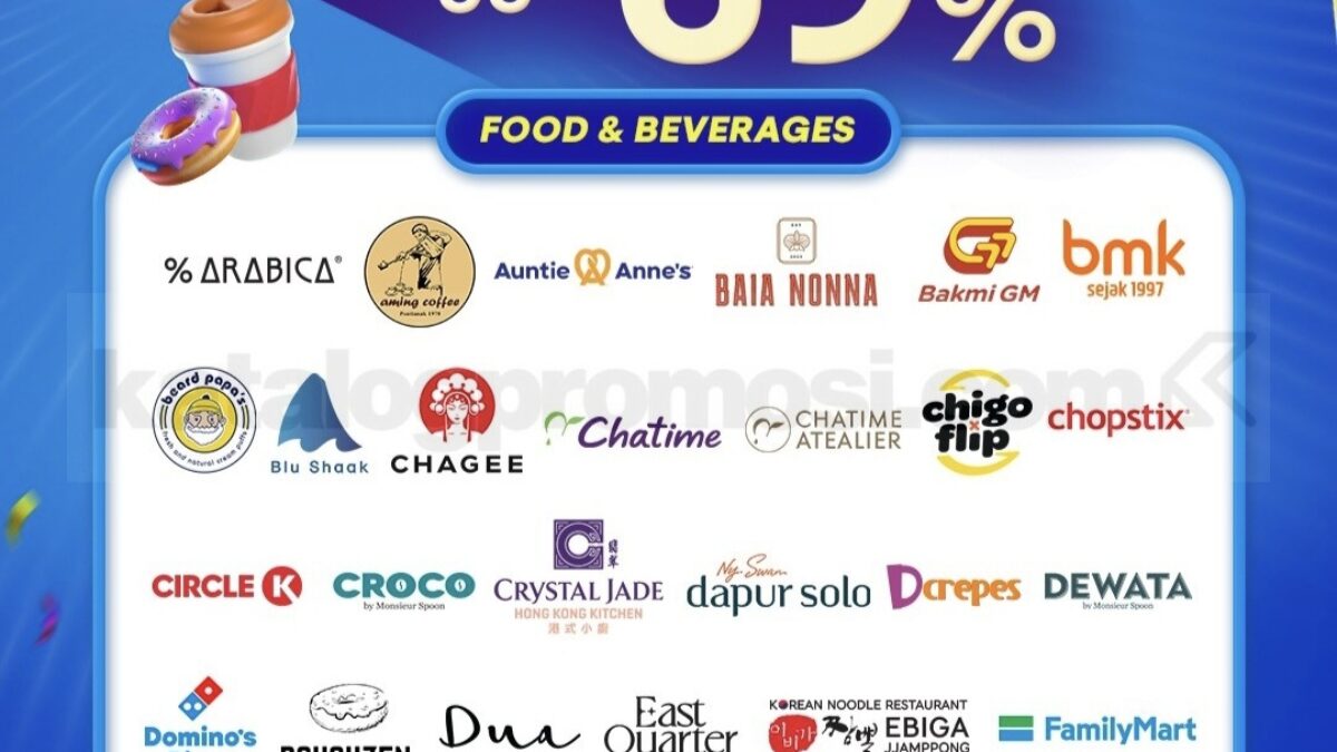 Promo BCA HUT ke-69: Domino’s, HokBen, Fore Coffee Diskon hingga 69%