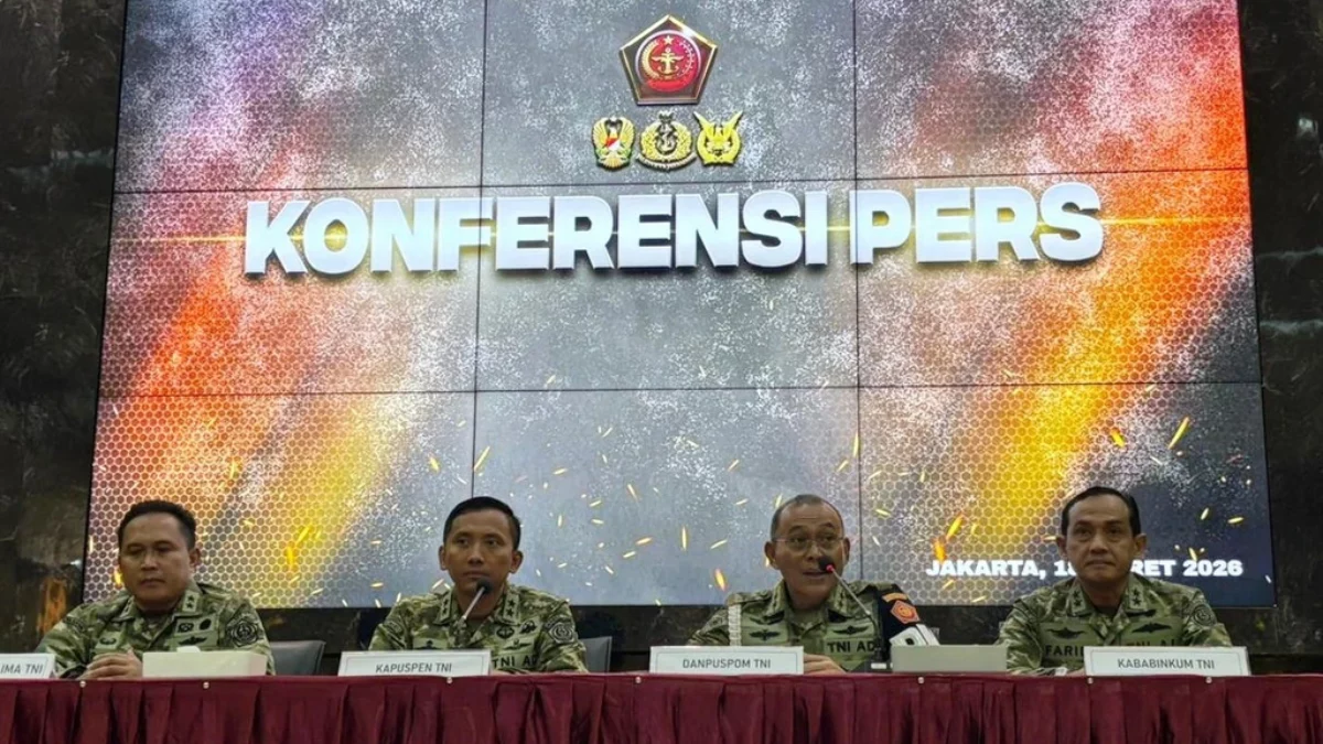 Puspom TNI Tahan 4 Prajurit Terkait Penyiraman Air Keras Aktivis KontraS