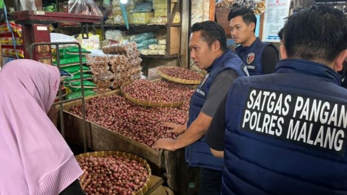 Satgas Pangan Polres Malang Pantau Stok dan Harga Bapokting Jelang Idulfitri 1447 H