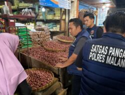 Satgas Pangan Polres Malang Pantau Stok dan Harga Bapokting Jelang Idulfitri 1447 H
