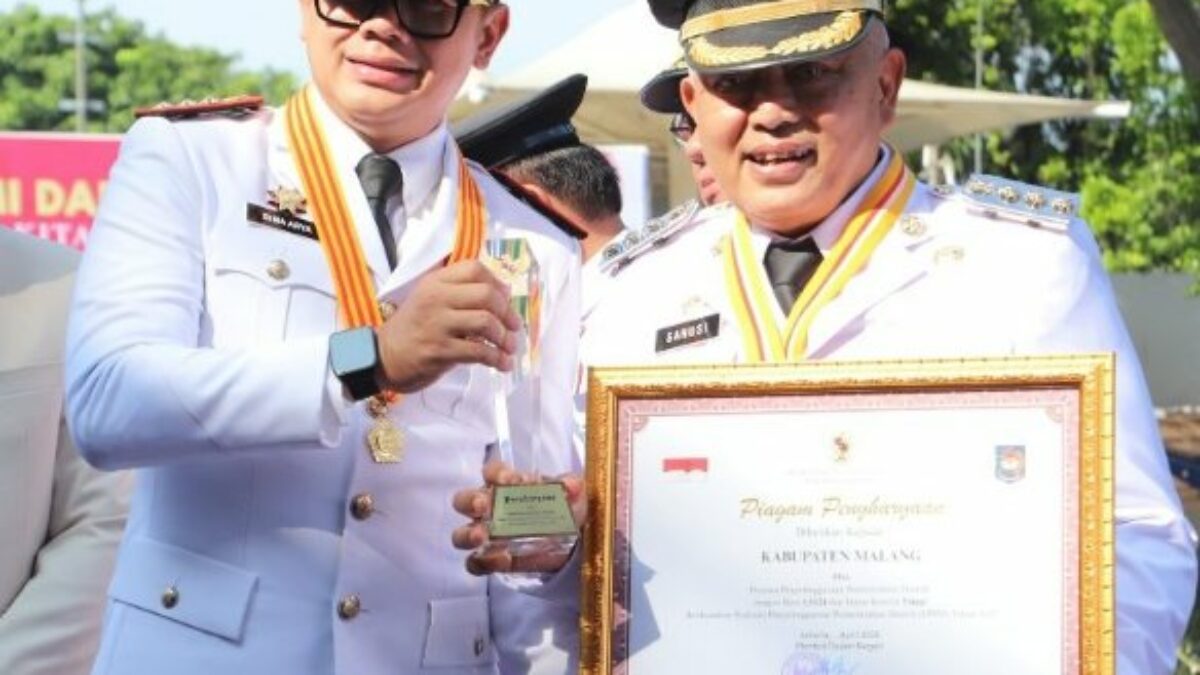 Bupati Malang Raih Penghargaan Kinerja Tinggi di Hari Otonomi Daerah ke-30 Kemendagri