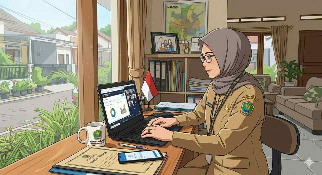 ASN Diminta Bersiap WFH Lagi, Wali Kota Malang: Tunggu Juknis Pusat!