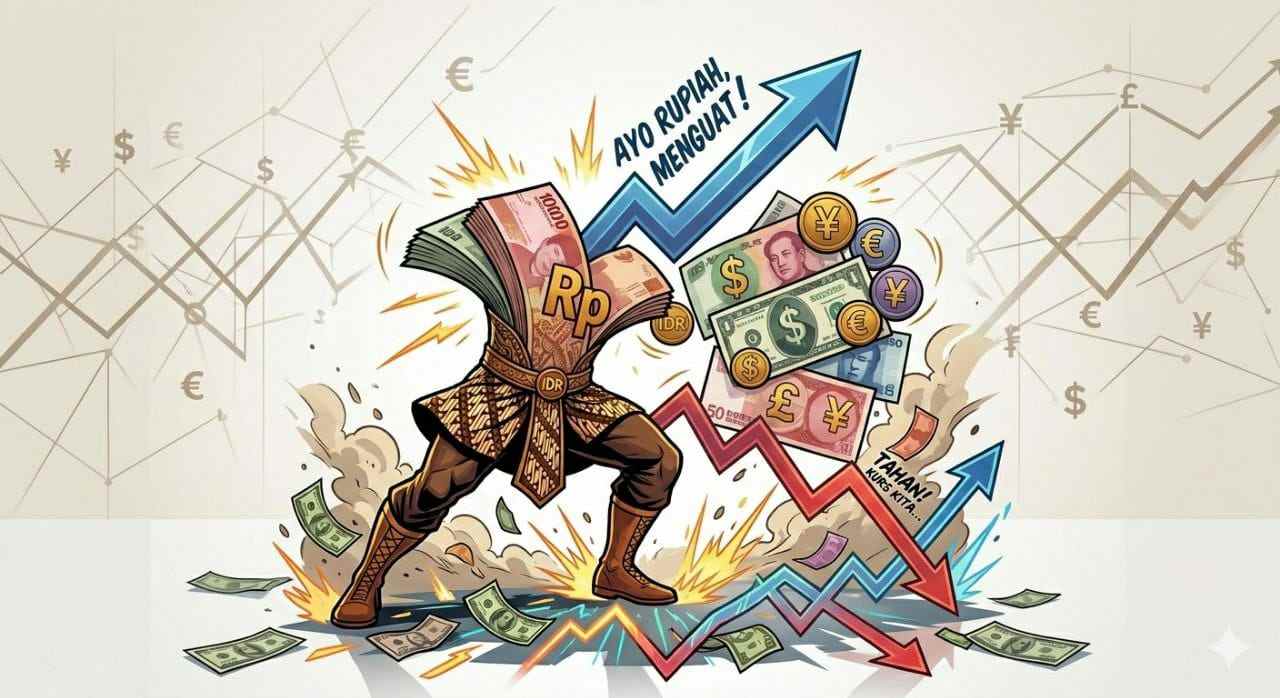 Gejolak Timteng, ​Rupiah Sempat Menguat Tipis, Ini Alasannya