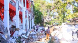 Gempa Manado M 7,6 Rusak GOR KONI Sario, Satu Korban Jiwa Dilaporkan