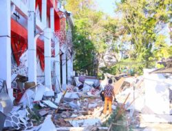 Gempa Manado M 7,6 Rusak GOR KONI Sario, Satu Korban Jiwa Dilaporkan