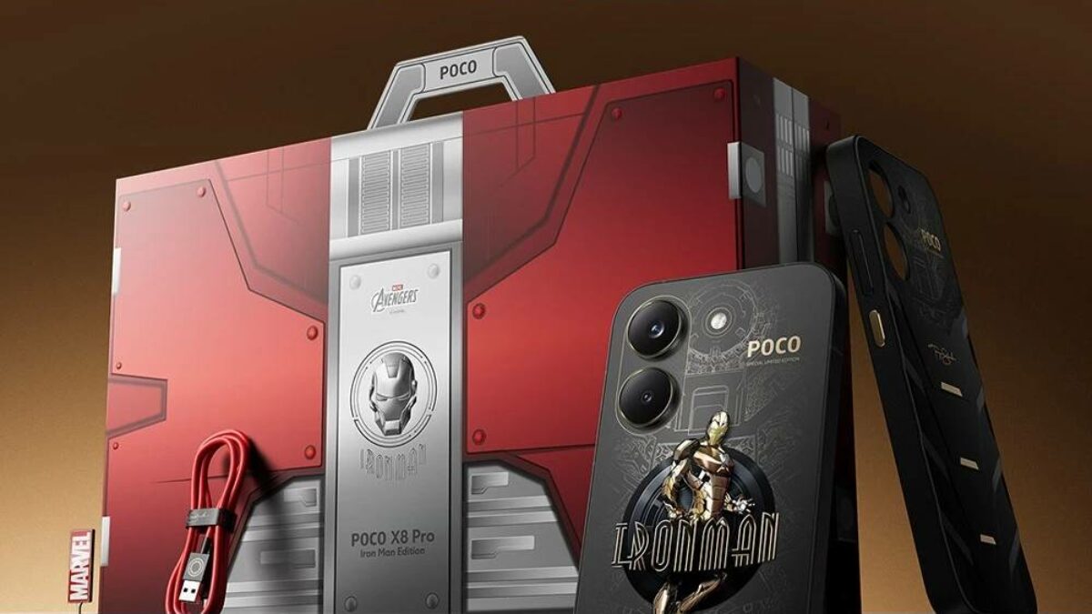 Poco X8 Pro Iron Man Edition Resmi di Indonesia, Desain Black Gold Dijual Rp 5,9 Juta Mulai 4 April