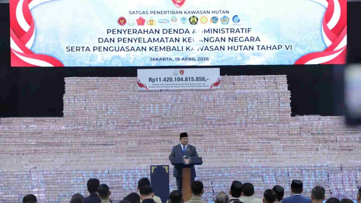 Penyelamatan Keuangan Negara Rp31,3 Triliun, Satgas PKH Setor Rp11,42 Triliun