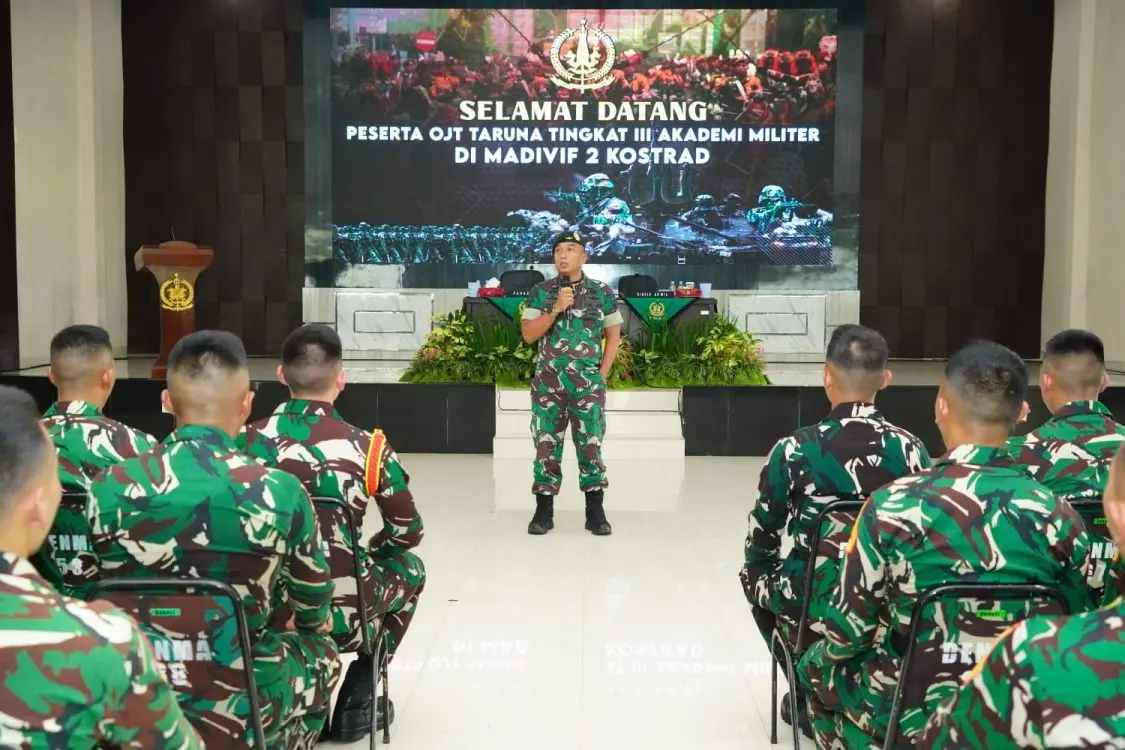 Taruna Akmil Jalani OJT di Divif 2 Kostrad Malang, Asah Kepemimpinan Lapangan