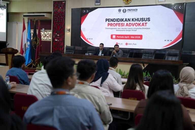 FH UB Gelar PKPA 2026 Gelombang I, Cetak Calon Advokat Profesional dan Berintegritas