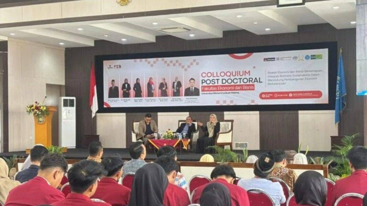 FEB UMM Gelar Colloquium Post Doctoral, Bahas Business Sustainability dan Ekonomi Berkelanjutan