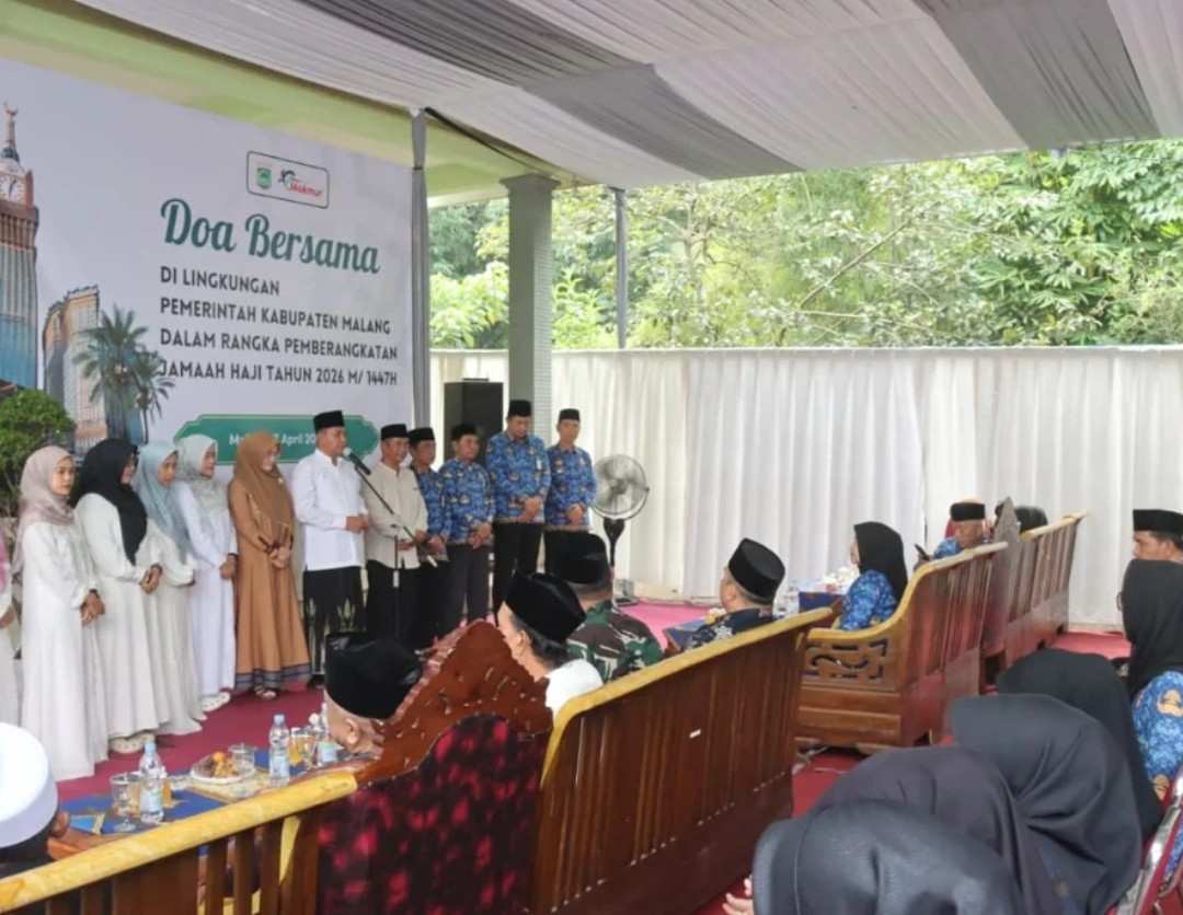 Bupati Sanusi Doakan CJH Pemkab Malang Menjadi Haji Mabrur, Ingatkan Perbanyak Baca Selawat dan Istighfar