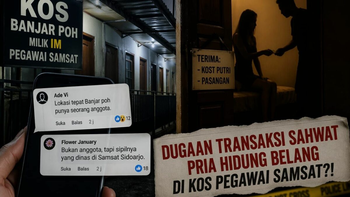 Kos Pegawai Samsat Disorot, Dugaan Transaksi Sahwat Pria Hidung Belang Picu Polemik