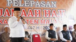 Bupati Malang Lepas Jamaah Haji Kloter 14, Tekankan Disiplin dan Jaga Nama Baik Daerah